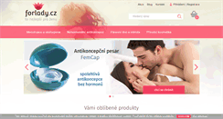 Desktop Screenshot of forlady.cz